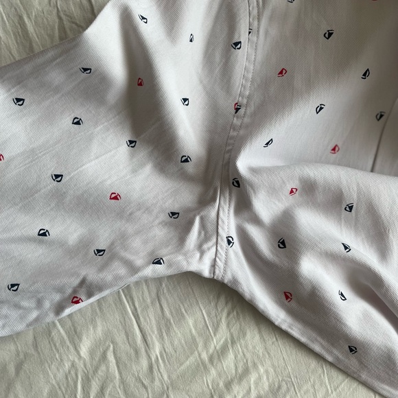 sailboat red/white/blue button up - Picture 6 of 9